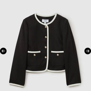 Reiss Black and White Blazer